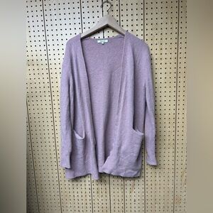 Madewell Dust Pink Open Cardigan